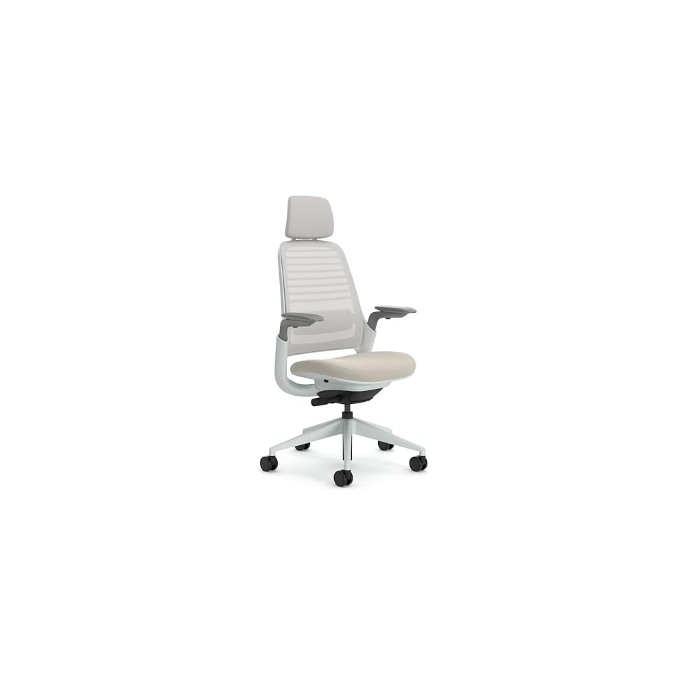 Steelcase Ergonomic Office Chair Series 1 Headrest Beige