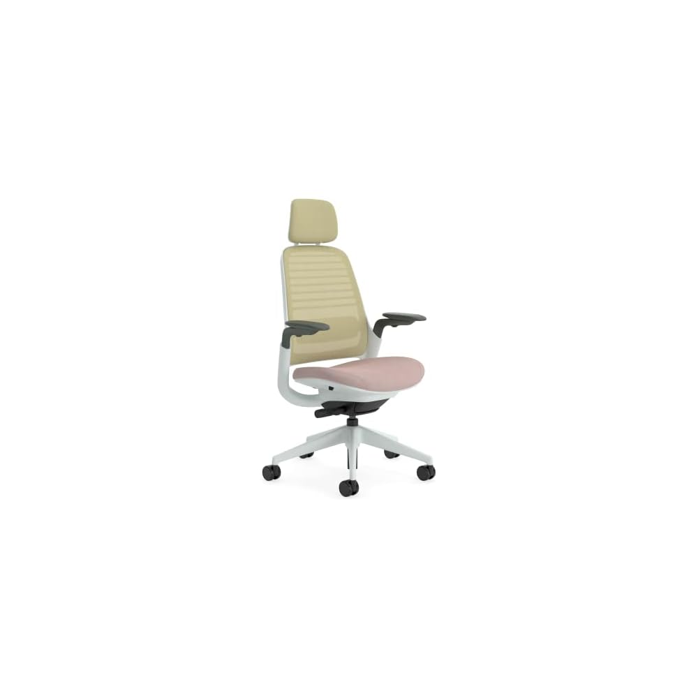 Steelcase Ergonomic Office Chair Series 1 Headrest Beige