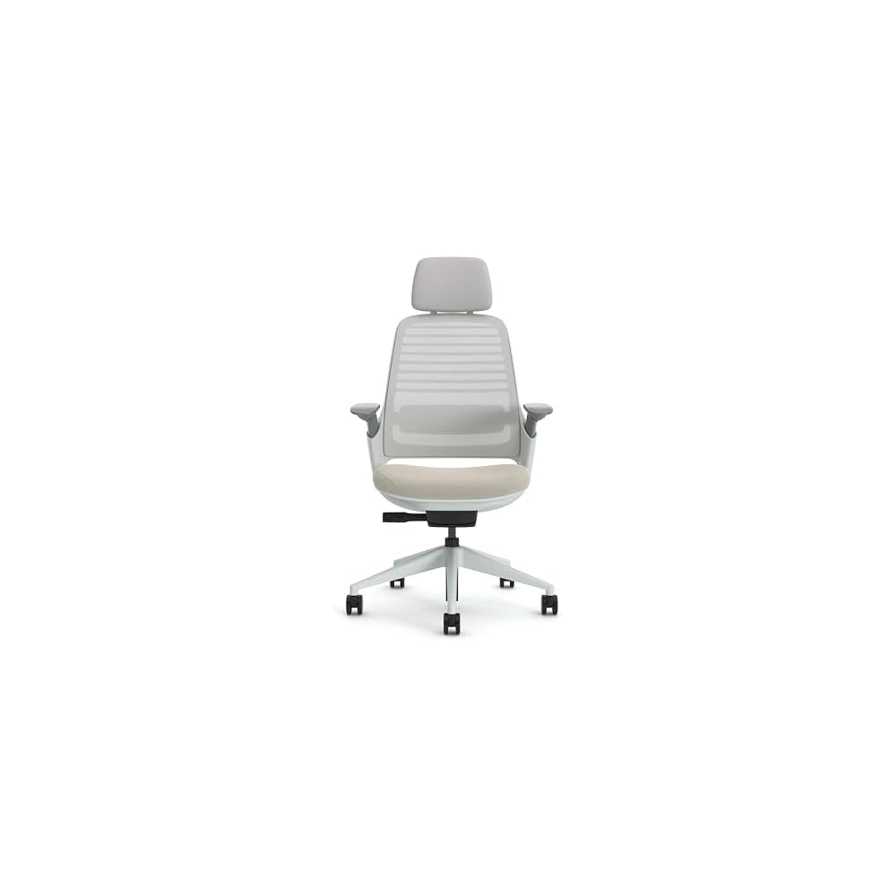 Steelcase Ergonomic Office Chair Series 1 Headrest Beige