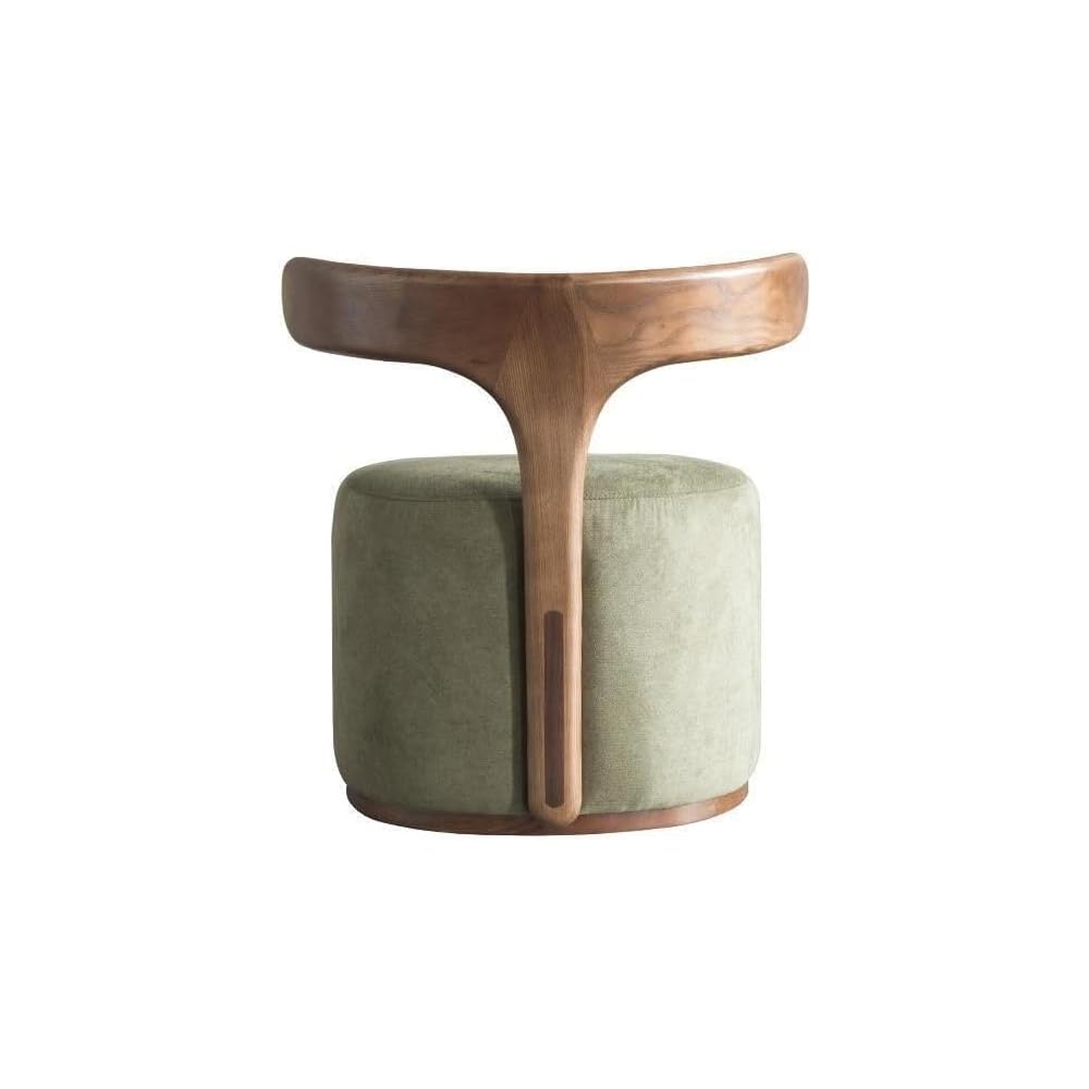 Nordic Modern Solid Wood Fabric Leisure Chair