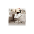 Pink Swivel Chair - Flower Shaped Backrest Office Chair, Vanity & Reading Chair for Home Office & Dressing Room, Stylish Multi-Purpose Seating Solution