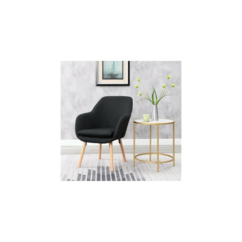 Convenience Concepts Take a Seat Charlotte Accent Chair, Black