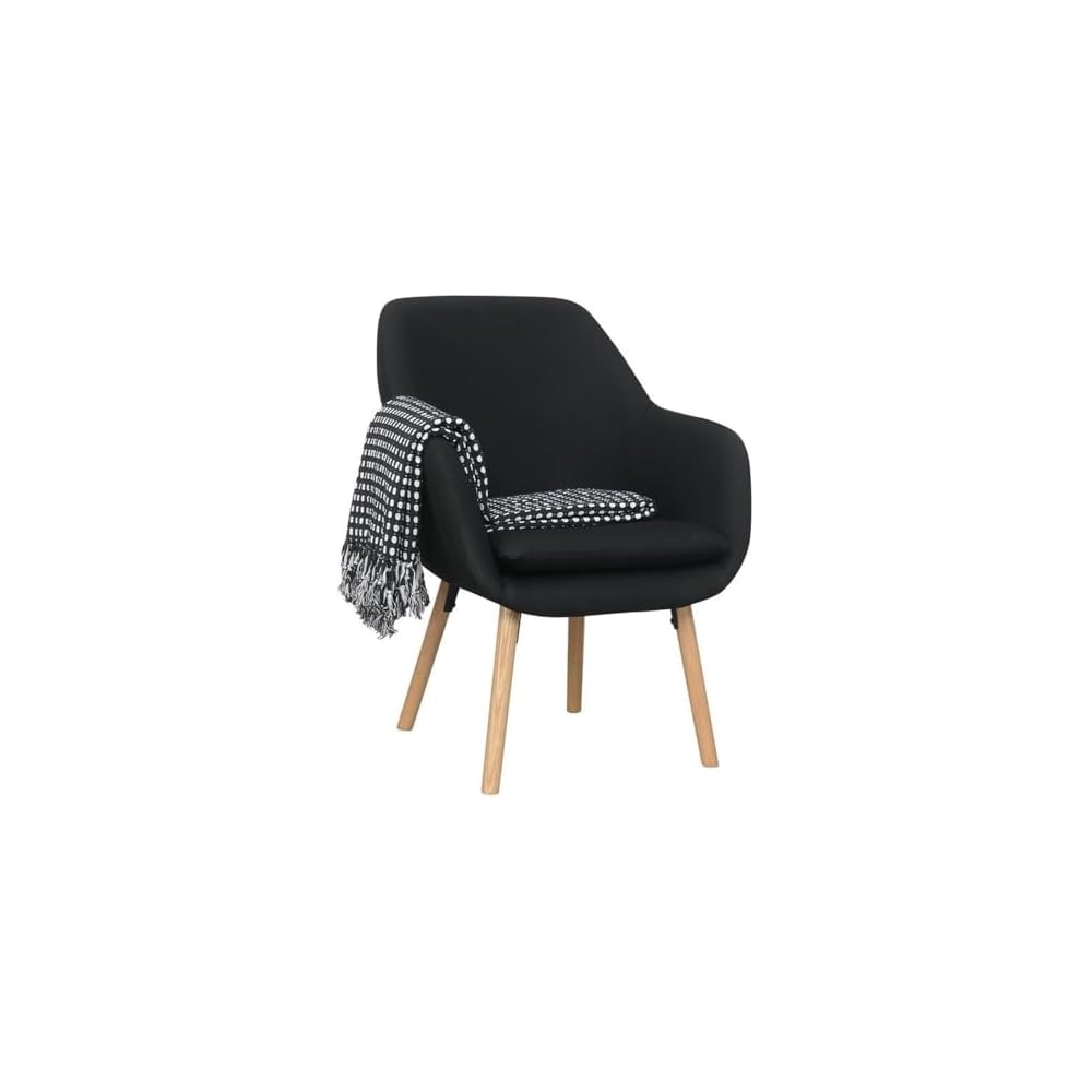 Convenience Concepts Take a Seat Charlotte Accent Chair, Black