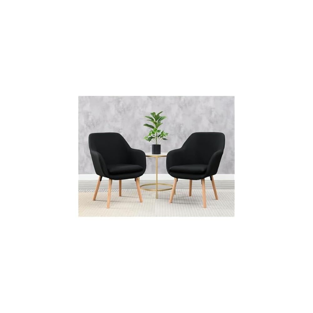 Convenience Concepts Take a Seat Charlotte Accent Chair, Black
