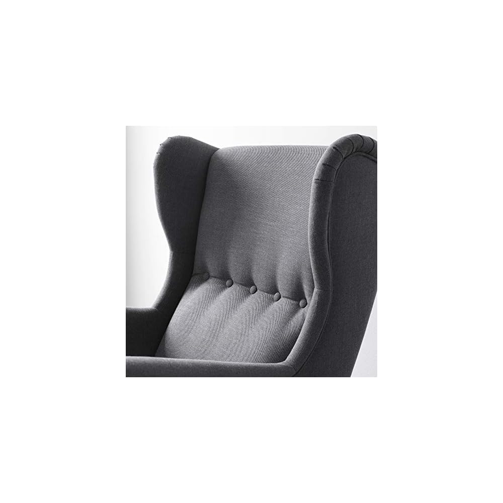 ProTuning STRANDMON Wing chair, Nordvalla dark grey