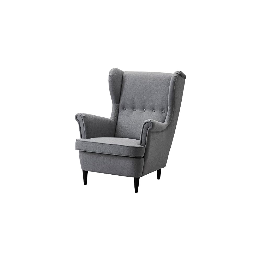 ProTuning STRANDMON Wing chair, Nordvalla dark grey
