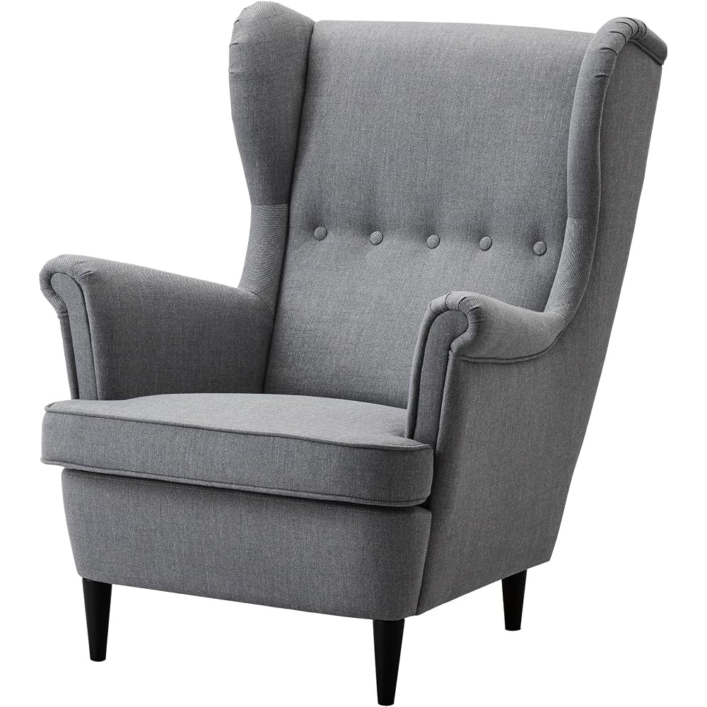 ProTuning STRANDMON Wing chair, Nordvalla dark grey