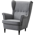 ProTuning STRANDMON Wing chair, Nordvalla dark grey